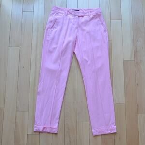 Theory Pink Pants Trousers Size 4